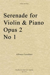 Serenade, Op. Posthumous 2, #1 Violin and PIano cover